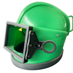 Junge blast kumlama maskesi